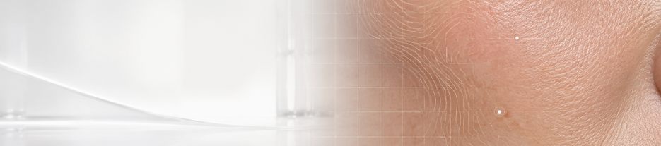 Skin topography scan showing how Vetra reads visible skin communication